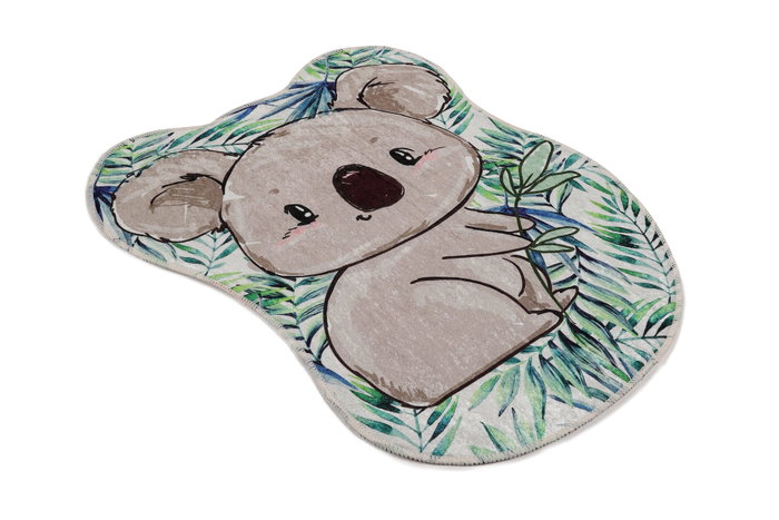 Conceptum Alfombra de pasillo Koala Shape Multicolor 80 x 100 cm
